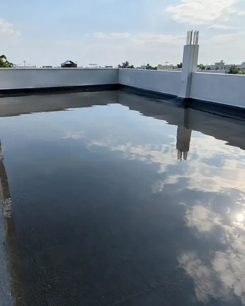 Su yalıtımı sonrası teras su testi